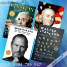 Combo Walter Isaacson (4 Cuốn): Tiểu Sử Steve Jobs + Những Người Tiên Phong + Einstein Cuộc Đời Và Vũ Trụ + Benjamin Franklin - Cuộc Đời Một Người Mỹ