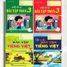 Combo Vở Ô Li Bài Tập Tiếng Việt + Toán 3 (Biên Soạn Theo Chương Trình SGK Kết Nối Tri Thức Với Cuộc Sống, Bộ 4 Cuốn)