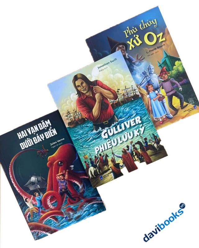 Hai Vạn Dặm Dưới Đáy Biển + Gulliver Phiêu Lưu Ký + Phù Thủy Xứ OZ