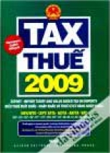 Tax Thuế 2009 Biểu Thuế Xuất Khẩu Nhập Khẩu Và Thuế GTGT Hàng Nhập Khẩu