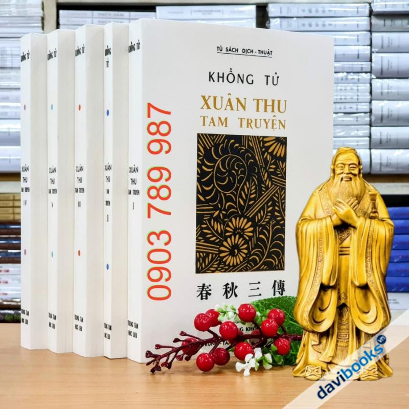 [Sách Ảnh Ấn] Xuân Thu Tam Truyện - Khổng Tử (Trọn Bộ 5 Quyển)