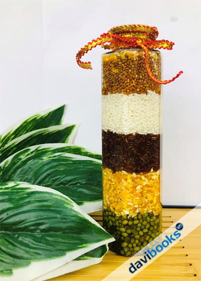 (ad10275) Ngũ Cốc Chai Lục Giác