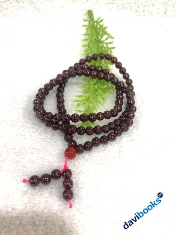 (ad4139) Chuỗi Quấn Tay Đá Garnet 4Li 3 Vòng