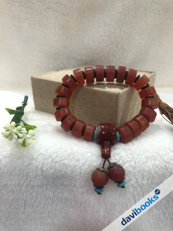 (ad3787) Lắc Tay Thiên Châu Đỏ