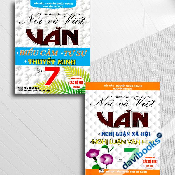 Combo Hướng Dẫn Nói Và Viết Ngữ Văn Lớp 7 (Biên Soạn Theo Chương Trình GDPT Mới, Bộ 2 Cuốn)