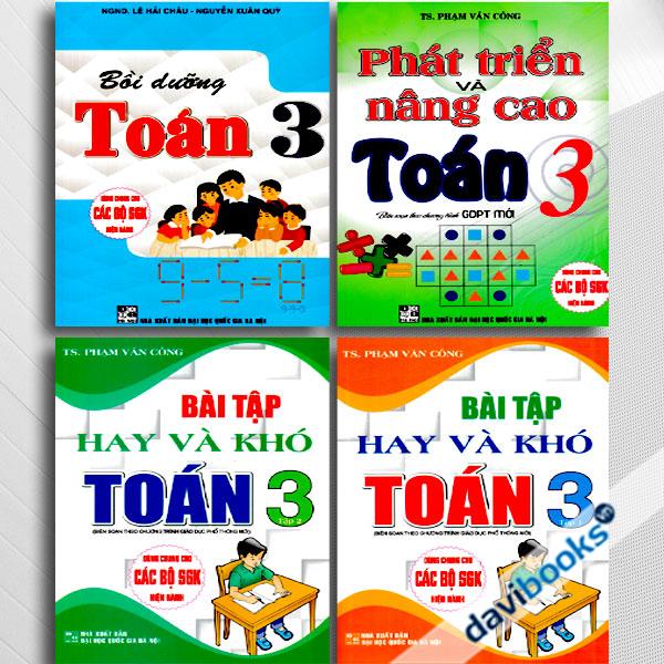 Combo Sách Bồi Dưỡng Học Sinh Giỏi Toán Lớp 3 (Bộ 4 Cuốn)