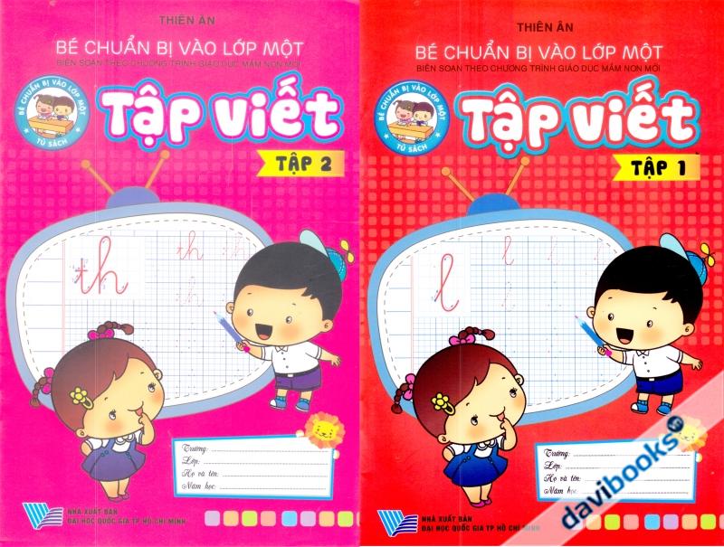 Bé Chuẩn Bị Vào Lớp Một Tập Viết (2 Cuốn)