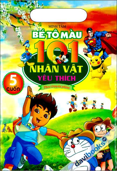 Bé Tô Màu - 101 Nhân Vật Yêu Thích Theo Truyện Phim (5 Tập)