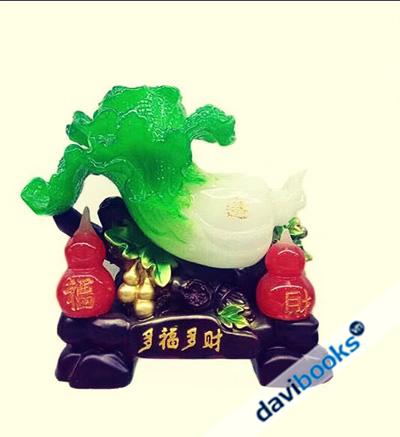 (ad5305) Bắp Cải Phong Thủy 2 Hồ Lô