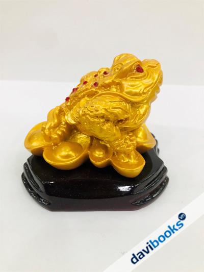 (ad6402) Cóc Thiềm Thừ Nhũ Vàng