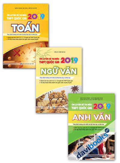 Combo Ôn Luyện Đề Thi Mẫu THPT Quốc Gia 2019 Toán Văn Anh