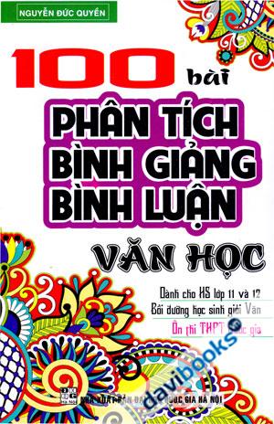 100 Bài Phân Tích Bình Giảng Bình Luận Văn Học 