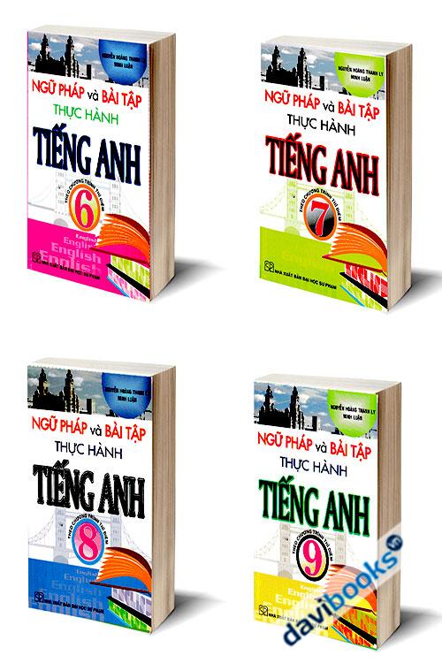 Combo Ngữ Pháp Và Bài Tập Thực Hành Tiếng Anh Dành Cho Học Sinh Trung Học Cơ Sở (Theo Chương Trình Thí Điểm, Bộ 4 Cuốn)