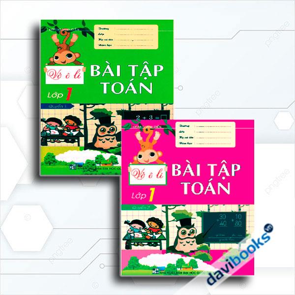 Combo 2 Quyển Vở Ô Li Bài Tập Toán Lớp 1 (Bộ SGK Hiện Hành)