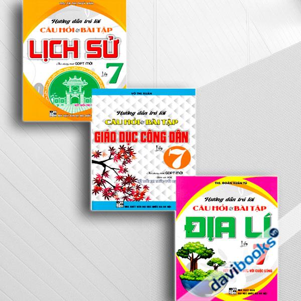 Combo Hướng Dẫn Trả Lời Câu Hỏi & Bài Tập Lớp 7: Giáo Dục Công Dân + Lịch Sử + Địa Lí (Bám Sát SGK Kết Nối Tri Thức Với Cuộc Sống)