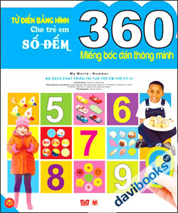 360 Miếng Bóc Dán Thông Minh - Từ Điển Bằng Hình Cho Trẻ Em - Số Đếm