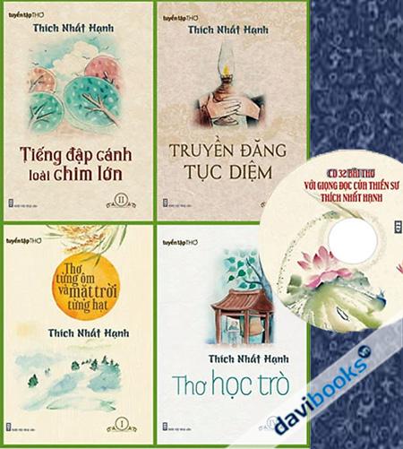 Thơ Từng Ôm Và Mặt Trời Từng Hạt (4 Quyển + 1 CD) - Thích Nhất Hạnh