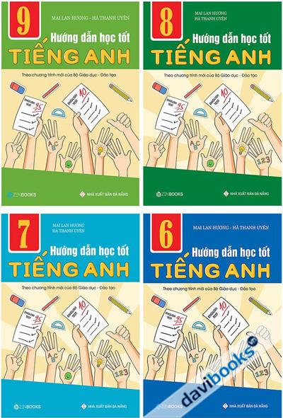 Combo Hướng Dẫn Học Tốt Tiếng Anh 6 7 8 9 (Bộ 4 Cuốn)