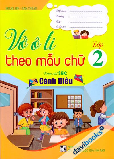 Vở Ô Li Theo Mẫu Chữ Lớp 2 (Bám Sát SGK Cánh Diều)