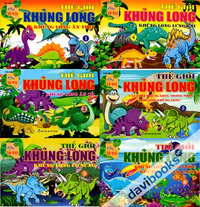 Bé Tô Màu - thế giới khủng long (6 Quyển)