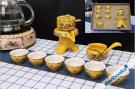 (ad10734) Bộ Ấm Tách Pha Trà Cối Xoay Gió