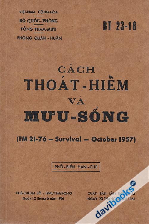 Cách Thoát Hiểm Và Mưu Sống
