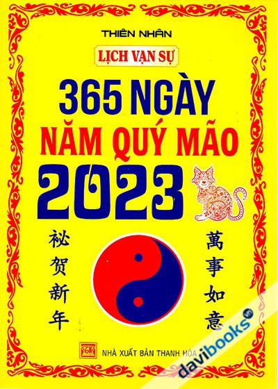 Lịch Vạn Sự - 365 Ngày Năm Qúy Mão 2023