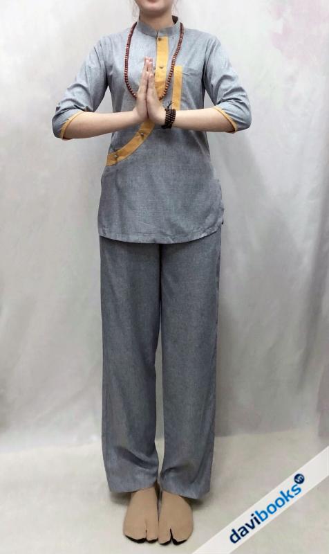 (ad9963) Linen Kiểu Cổ Lãnh Tụ
