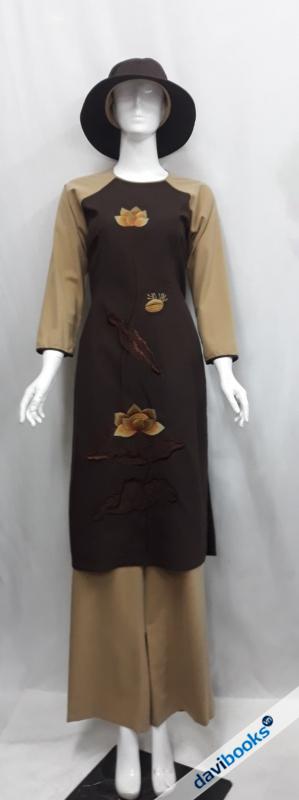(ad5176) Lụa Linen Thêu