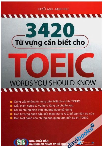 3420 Từ Vựng Cần Biết Cho TOEIC