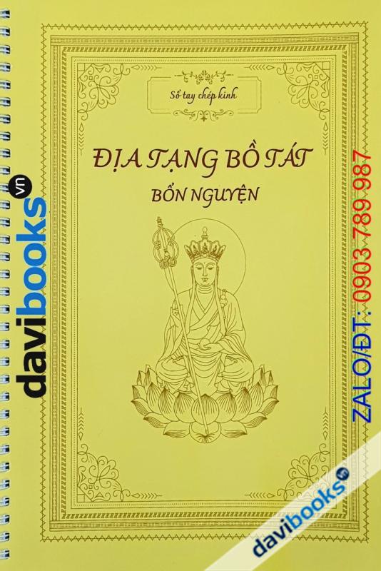 Tập Chép Kinh In Mờ - Địa Tạng Bồ Tát Bổn Nguyện