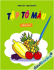 Tập tô màu - Trái cây