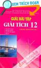 Giải Bài Tập Giải Tích 12 Chương Trình Nâng Cao