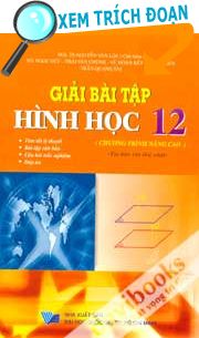 Giải Bài Tập Hình Học 12 Chương Trình Nâng Cao
