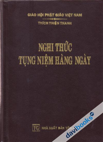[Kinh Phật] Nghi Thức Tụng Niệm Hàng Ngày (Bìa Da)