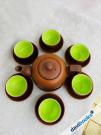 (ad10692) Bộ Ấm Trà Lòng Men Xanh