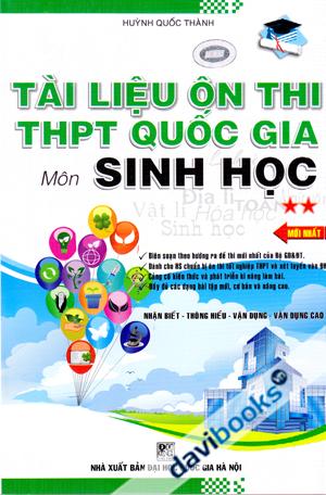Tài Liệu Ôn Thi THPT Quốc Gia Môn Sinh Học Tập 2