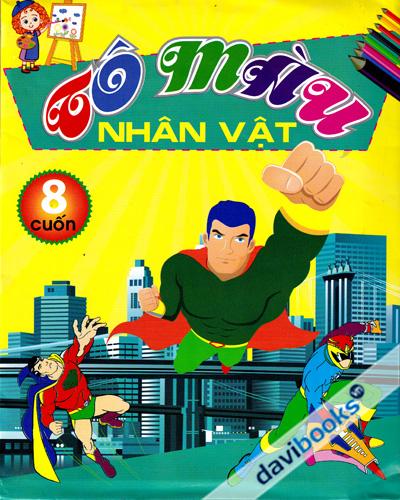 Túi Tô Màu Nhân Vật (8 Cuốn)