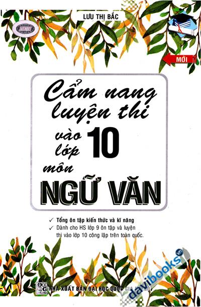 Cẩm Nang Luyện Thi Vào Lớp 10 Môn Ngữ Văn