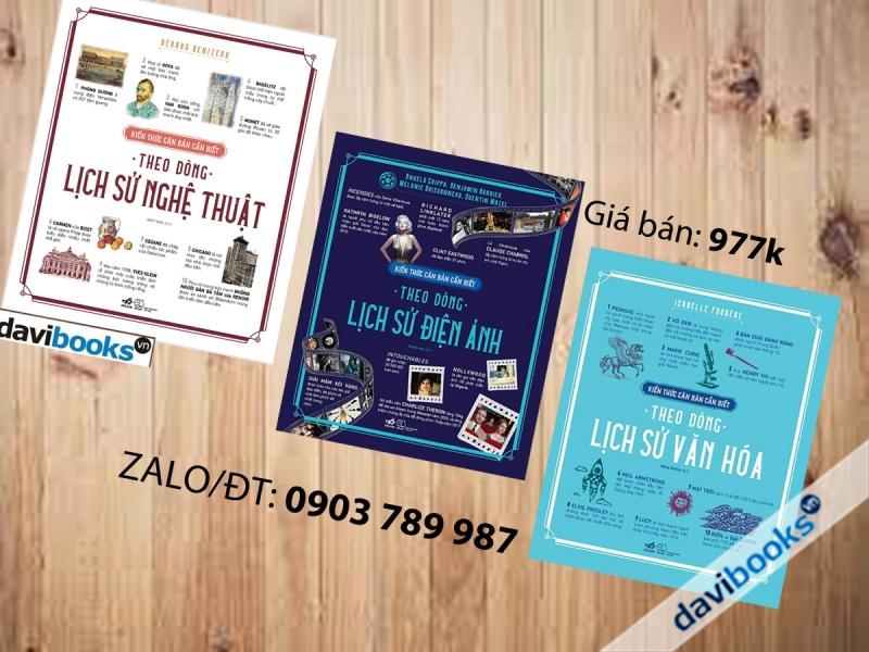 Theo Dòng Lịch Sử Văn Hóa + Theo Dòng Lịch Sử Nghệ Thuật + Theo Dòng Lịch Sử Điện Ảnh (3 Cuốn)