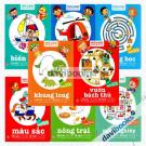 Trọn Bộ Trò Chơi Phát Triển Trí Tuệ (8 Cuốn): Vườn Bách Thú + Màu Sắc + Nghề Nghiệp + Nông Trại + Khủng Long + Trường Học + Phương Tiện Giao Thông + Biển Khơi