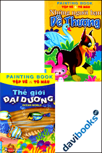 Tập Vẽ Và Tô Màu 2 Tập (Những Người Bạn Dễ Thương - Thế Giới Đại Dương)