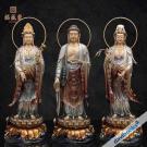 Tôn tượng Tây Phương Tam Thánh - Cao 48 cm