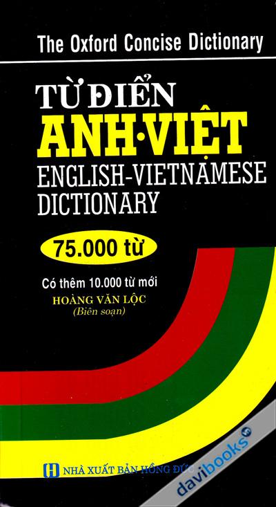 Từ Điển Anh việt 75000 Từ (Có Thêm 10000 Từ Mới)