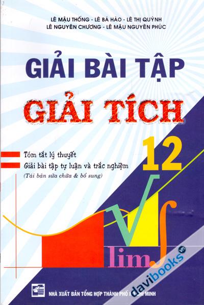 Giải Bài Tập Giải Tích 12