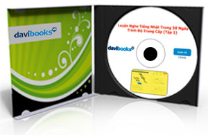 Luyện Nghe Tiếng Nhật Trong 50 Ngày Trình Độ Trung Cấp (Tập 1) - 01 CD
