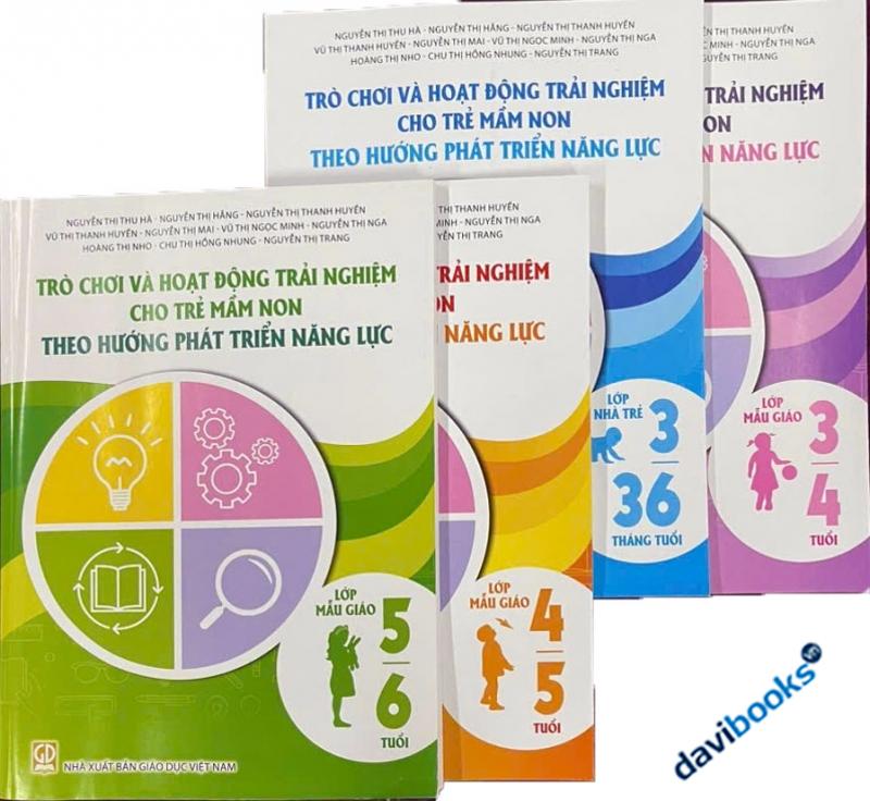 Trò Chơi Và Hoạt Động Trải Nghiệm Cho Trẻ Mầm Non Theo Hướng Phát Triển Năng Lực (Bộ 4 Cuốn)