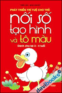 Nối số tạo hình và tô màu (3-4 tuổi)