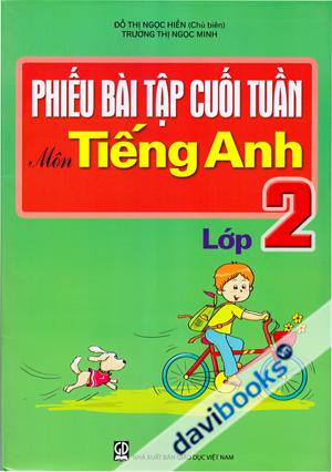 Phiếu Bài Tập Cuối Tuần Môn Tiếng Anh Lớp 2