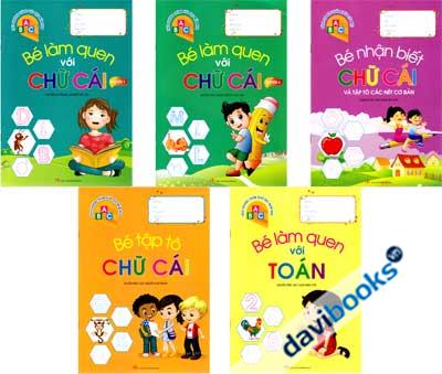 Bé Nhận Biết Toán Và Chữ Cái (Bộ 5 Quyển) - Theo Chương Trình Giáo Dục Mầm Non ABC
